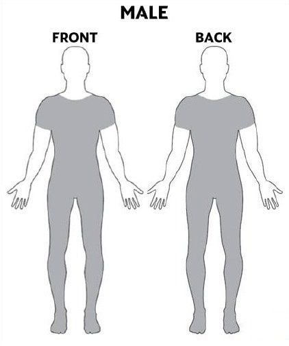 Normativa tatuagens comissário de voo homem – sem tatuagens visíveis fora da área coberta pelo uniforme